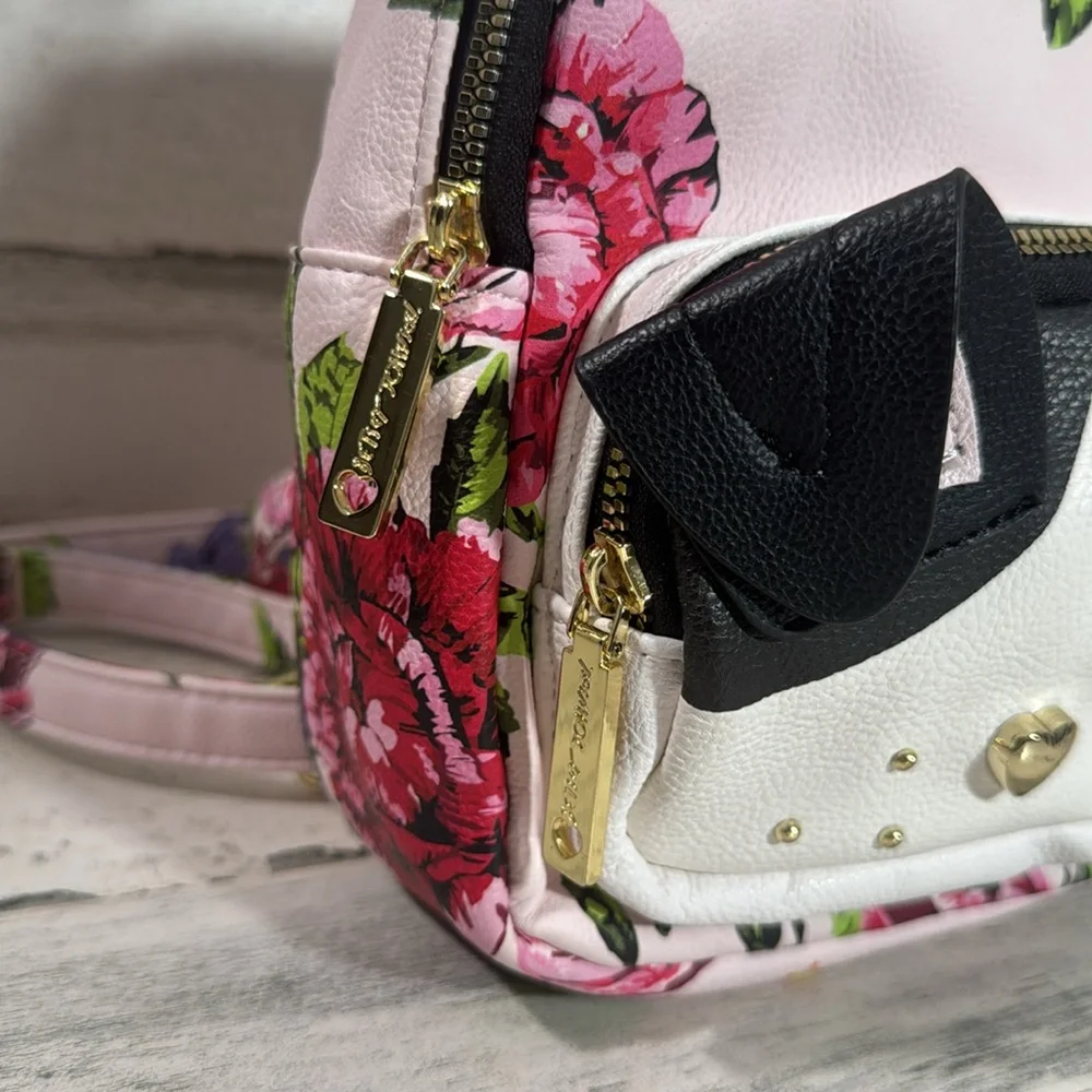 Betsey‎ Johnson Kitsch Backpack CatFloral